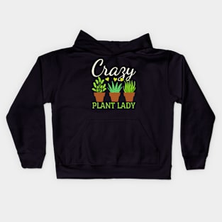 Plants Plant Lady Gardening Kids Hoodie